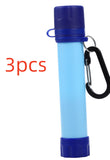 Portable Drinking Water Filter Straw, 18 cm Outdoor Purifier