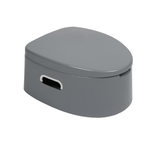 Portable Camping Toilet with Non-Slip Mat – Grey