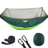 Pop-Up Camping Hammock with 210T Nylon Mosquito Net