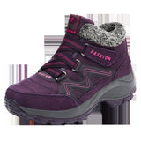 Women's Waterproof Hiking Shoes with Non-Slip PU Soles