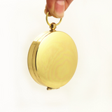 Metal Flip-Lid Pocket Compass for Hiking and Camping
