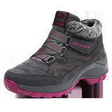 Women's Waterproof Hiking Shoes with Non-Slip PU Soles