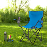 Compact Folding Camp Chair – Blue