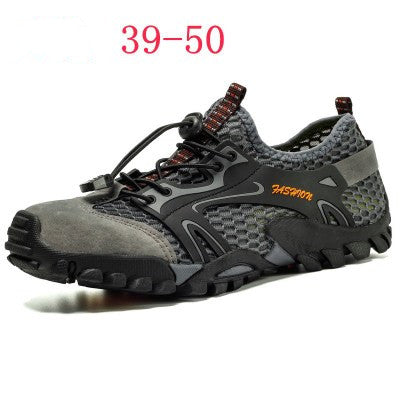 Quick-Dry Non-Slip Outdoor Hiking Shoes with Mesh Upper