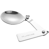 Folding Camping Spoon and Fork in Stainless Steel