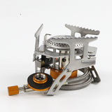 Portable Aluminium Camping Cookware Set with 1.1L Teapot