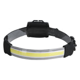 Rechargeable COB LED Head Torch with White and Red Light
