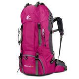 36–55L Hiking Backpack for Mountaineering and Camping