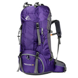 36–55L Hiking Backpack for Mountaineering and Camping