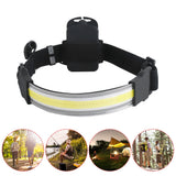 Rechargeable COB LED Head Torch with White and Red Light