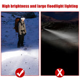 Rechargeable COB LED Head Torch with White and Red Light
