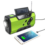 Hand-Crank Solar Emergency Radio with Torch and Power Bank