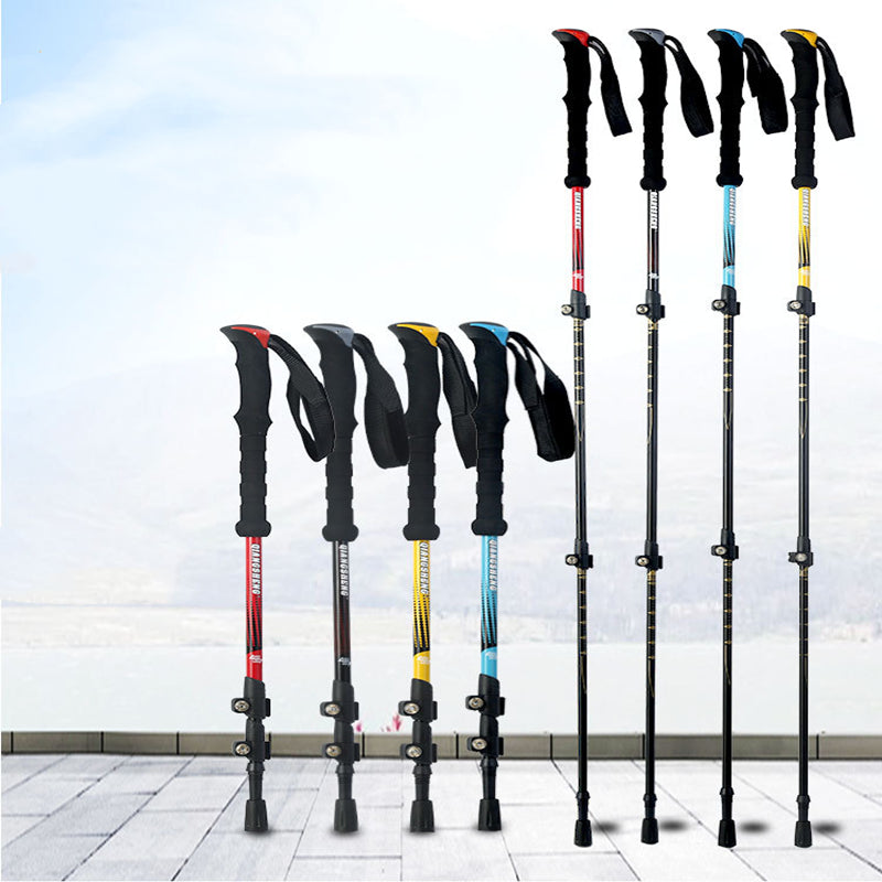 7075 Aluminium Telescopic Trekking Pole with EVA Handle