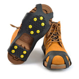 Anti-Slip Crampons with Stainless Steel Teeth for Snow and Mud