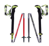 Carbon Fibre Trekking Poles, Short & Long Sections