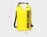15L Floating Waterproof Dry Bag with Wet/Dry Separation