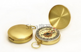 Metal Flip-Lid Pocket Compass for Hiking and Camping