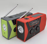 5-in-1 Solar Hand-Crank AM/FM Emergency Radio with NOAA Alerts
