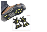Anti-Slip Crampons with Stainless Steel Teeth for Snow and Mud