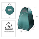 Pop-Up Privacy Shower & Changing Tent – Army Green