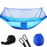 Pop-Up Camping Hammock with 210T Nylon Mosquito Net