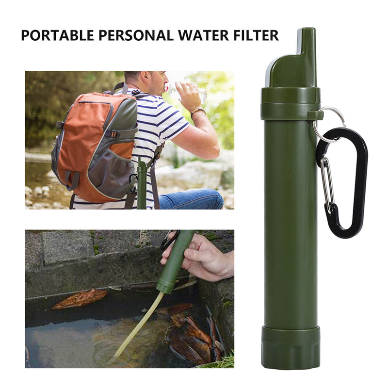 Personal Survival Water Filter for Camping & Hiking, 1,500 L