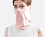 Breathable UV Face and Neck Gaiter with Ear Loops