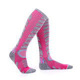 Thick Terry Hiking Socks with Cotton Fabric and High Tube