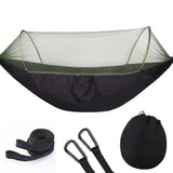 Pop-Up Camping Hammock with 210T Nylon Mosquito Net