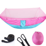 Pop-Up Camping Hammock with 210T Nylon Mosquito Net