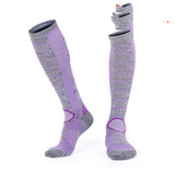 Thick Terry Hiking Socks with Cotton Fabric and High Tube