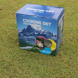 Portable Aluminium Camping Cookware Set for 2–3 People