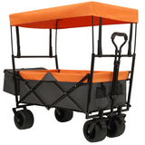 Collapsible Camping Wagon with Canopy – 480 lb, 7 in All-Terrain Wheels