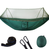 Pop-Up Camping Hammock with 210T Nylon Mosquito Net