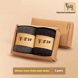 Thick Winter Wool Hiking Socks for Cold Weather