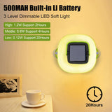 Collapsible Solar Camping Lantern, IP68 Waterproof USB Rechargeable