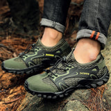Quick-Dry Non-Slip Outdoor Hiking Shoes with Mesh Upper