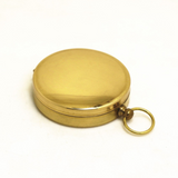 Metal Flip-Lid Pocket Compass for Hiking and Camping