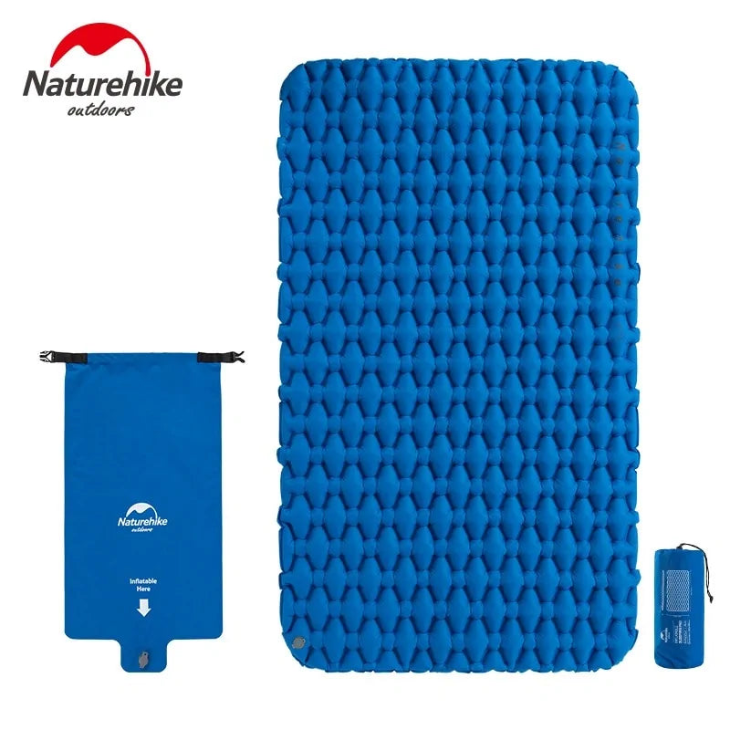 Naturehike Double Sleeping Pad 2 person camping mat air mattress lightweight & portable