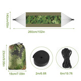 Double Camping Hammock with Mosquito Net