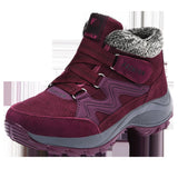 Women's Waterproof Hiking Shoes with Non-Slip PU Soles