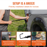 Pickup Truck Bed Tent 5.5–6 ft – 2–3 Person, PU2000 mm