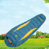 Thickened Duck Down Mummy Sleeping Bag for Adults