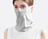 Breathable UV Face and Neck Gaiter with Ear Loops