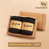 Thick Winter Wool Hiking Socks for Cold Weather