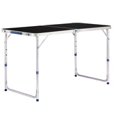 4 ft Aluminium Folding Camp Table – Height Adjustable