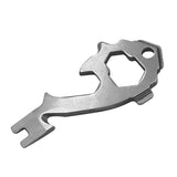 20-in-1 Stainless Steel Pocket Multitool Keyring