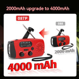 Portable Emergency Radio with USB Interface and Speaker