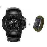 Waterproof LED Military Sports Watch