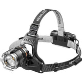 Rechargeable Long-Range LED Head Torch, 20 W, 200–500 m Beam
